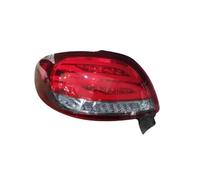 YIJIAVSX Gruppo Ottico Posteriore per Peugeot 206 206CC 2004 2005 2006 2007 2008 Fanale Posteriore A LED Rosso fumé per Auto Indicatore Direzione Freno Stop Paraurti(2 PCS Red)