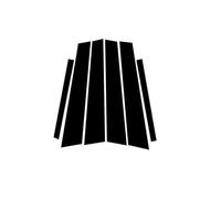 YIJIAVSX per B&MW X1 E84 2010-2015 Copri Montanti Finestrini Nero Lucido Adesivi per Colonne B C Pannello Porta Laterale Trim Guarnizione Porta Auto