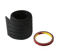 YIJIAVSX Protezione Paraurti Posteriore Striscia Protezione Anti-collisione in Gomma per Paraurti Posteriore Accessorio Auto 90/104 Cm per Baule Auto(BLACK-90CM)