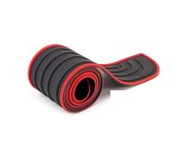YIJIAVSX Protezione Paraurti Posteriore Striscia Protezione Universale per Paraurti Posteriore per Bagagliaio 104x9 Cm Gomma per Battitacco Modanature Decorative Styling Auto(90x7cm Black Red)