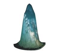 YIJIAYUN Elegante e confortevole mantello con cappuccio per adolescenti Starry Night Sky Deep Outer Space Print eccellente per eventi a tema e uso quotidiano