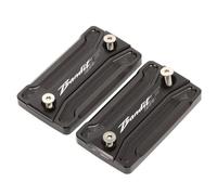 YIJIEBAO 2 pezzi Coperchio pompa freno anteriore Tappo serbatoio liquido adatto for Suzuki BANDIT 400 1200 1250 1250S 1250F 2007-2016 2017 Accessori(Bandit 1250F black)