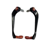 YIJIEBAO Accessori for motociclette in lega di alluminio universale paramano manubrio protezione mano adatta for KTM Duke 125 250 690 790 RC 390 RC200 1190 Protezioni leva manubrio moto(Orange)