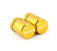 YIJIEBAO Accessori moto CNC Tappi stelo valvola pneumatici ruota Coperchi ermetici adatti for Varadero XL1000 XL125 XL 1000 125 1999-2013(Gold)