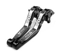 YIJIEBAO Adatto for NIU N1 N1S M1 U1 M+ NGT Accessori for motociclette Leva freno frizione pieghevole estensibile in alluminio CNC regolabile Freno Frizione Moto(F)