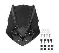 YIJIEBAO Adatto for parabrezza MT 125 Parabrezza Adatto for Yamaha MT-125 MT125 2015-2019 Parabrezza anteriore for motocicletta Deflettore antivento Accessorio Fari per moto(Smoke)