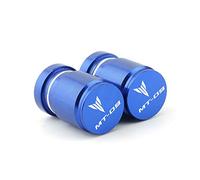 YIJIEBAO Con logo Accessori in alluminio for motocicletta Coperchio tappo stelo valvola pneumatico ruota adatto for YAMAHA MT09 MT-09 SP ABS 2013-2021 2022 2023(Blue)