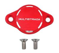 YIJIEBAO Fit for DUCATI Multistrada V4 V4S 1000 620 MTS 1100 1100S Moto CNC Tappo Filtro Olio Motore Coperchio Decorativo di Protezione Protezioni motore per moto(Red)