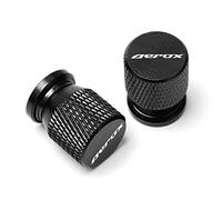 YIJIEBAO Fit for Yamaha AEROX155 AEROX 155 NVX 155 NVX155 2015-2020 Moto Accessorie Tappi Stelo Della Valvola Della Gomma Della Rotella CNC Coperture Ermetiche(Black)