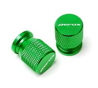 YIJIEBAO Fit for Yamaha AEROX155 AEROX 155 NVX 155 NVX155 2015-2020 Moto Accessorie Tappi Stelo Della Valvola Della Gomma Della Rotella CNC Coperture Ermetiche(Green)