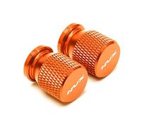 YIJIEBAO Fit For YAMAHA NVX155 NVX 155 AEROX155 AEROX 155 2017-2022 2023 Moto CNC Accessori Veicolo Rotella della gomma Tappi stelo valvola Copertura(Orange)