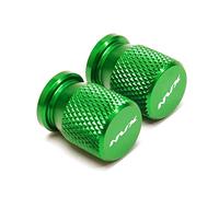 YIJIEBAO Fit For YAMAHA NVX155 NVX 155 AEROX155 AEROX 155 2017-2022 2023 Moto CNC Accessori Veicolo Rotella della gomma Tappi stelo valvola Copertura(Green)