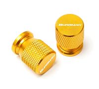 YIJIEBAO Misura for BURGMAN 650 400 125 200 250 AN650 AN400 AN125 AN200 CNC Accessorie Tappi stelo valvola pneumatico ruota Coperture ermetiche(Gold)