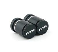 YIJIEBAO Misura for SYM GTS 125 250 250i 300 300i EVO Sport 2013-2022 2023 Moto CNC Accessori in alluminio Coperchio tappo stelo valvola pneumatico ruota(Black)