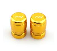 YIJIEBAO Misura for Yamaha FZ1 FZ6 FZ8 Fazer 150 250 400 1000 Moto CNC Accessori in alluminio Ruota Tappi stelo valvola pneumatici Coperchi ermetici CNC(FZ1 Gold)