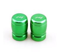 YIJIEBAO Misura for Yamaha FZ1 FZ6 FZ8 Fazer 150 250 400 1000 Moto CNC Accessori in alluminio Ruota Tappi stelo valvola pneumatici Coperchi ermetici CNC(FZ1 Green)