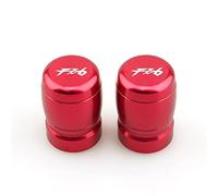 YIJIEBAO Misura for Yamaha FZ1 FZ6 FZ8 Fazer 150 250 400 1000 Moto CNC Accessori in alluminio Ruota Tappi stelo valvola pneumatici Coperchi ermetici CNC(FZ6 Red)