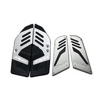 YIJIEBAO Misura for Yamaha TMAX 560 T-MAX 560 TMAX560 2019 2020 2021 Accessori moto Poggiapiedi Pedale Pedana Passi Pedane Piastra Pad Pedana antiscivolo(Silver)