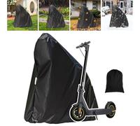 YIJIEHH Copri Monopattino Esterno Impermeabile, Telo Coprimonopattino Elettrico Impermeabile, per Esterno Poliestere, Pertura Monopattino Elettrico con Fori di Blocco-with Seat||140cmx115cm