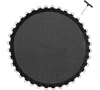 YIJIEHH Tappeto elastico di ricambio Ø 305 cm con occhielli 60/64, con estrattore a molla e 8 anelli di fissaggio cuciti piegati, compatibile con molle da 14 cm - 305 cm - 64 anelli per molla da 14 cm