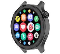 Yikamosi Acciaio inossidabile Anello della lunetta Compatibile con Xiaomi Watch S4/Watch S3,Bezel Ring Adhesive Cover Anti graffio e protezione dalle collisioni per Mi Watch S4 Accessory,Fili Nero