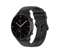 Yikamosi Cinturino Compatibile con Amazfit GTS 3/GTS 2,20MM Sgancio rapido Silicone Chiusura in acciaio inossidabile Cinturino di Ricambio per Amazfit GTS 3/GTS 2/GTS 2e,Nero