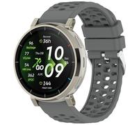 Yikamosi Compatibile con Amazfit Cheetah 2 Pro Cinturino per Donne e Uomini,20MM Sgancio Rapido Silicone Chiusura in acciaio inossidabile Cinturino di Ricambio per Cheetah 2 Pro SmartWatch,Grigio
