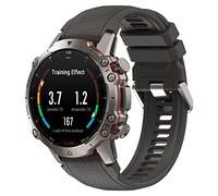 Yikamosi Compatibile con Amazfit Falcon Cinturino per Donne e Uomini,Sgancio Rapido Silicone Chiusura in acciaio inossidabile Cinturino di Ricambio per Amazfit Falcon Smartwatch,Grigio
