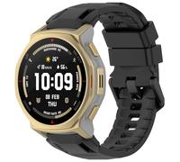 Yikamosi Compatibile con Amazfit T-Rex 3 Pro 48MM Cinturino per Donne e Uomini,22MM Sgancio Rapido Silicone Chiusura in TPU Cinturino di Ricambio per T-Rex 3 Pro 48MM Smartwatch,Nero