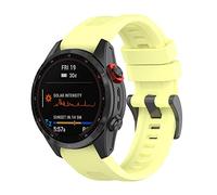 Yikamosi Compatibile con Garmin Fenix 7 Cinturino,22MM Doppio Colore Sgancio Rapido Silicone Chiusura in Acciaio Inossidabile Cinturino di Ricambio per Garmin Fenix 7/Fenix 6/Fenix 5/Fenix 5 Plus
