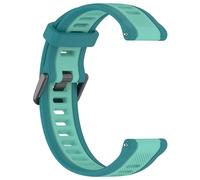 Yikamosi Compatibile con Garmin Forerunner 165 Cinturino per Donne e Uomini,Doppio colore Sgancio Rapido Silicone Chiusura in Metallo Cinturino di Ricambio per Forerunner 165