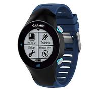 Yikamosi Compatibile con Garmin Forerunner 610 Cinturion,Morbido silicone Watch Cinturion Stainless Steel Clasp traspirante Sostituzione cinghia per Garmin Forerunner 610(Drak blue)