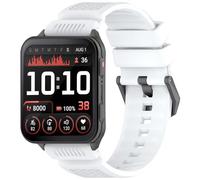 Yikamosi Compatibile con Garmin Venu X1 Cinturino per Donne e Uomini,24MM Sgancio Rapido Silicone Chiusura in acciaio inossidabile Cinturino di Ricambio per Venu X1,Bianco