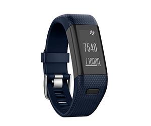 Yikamosi Compatibile con Garmin Vivosmart HR+ Cinturion,Morbido silicone Smart Watch Cinturion traspirante Sostituzione cinghia per Vivosmart HR+(NO Vivosmart HR,Midnight Blue)