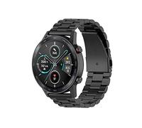 Yikamosi Compatibile con Honor Watch GS 3i/Watch GS 3 Cinturino per Donne e Uomini,Sgancio Rapido Acciaio Inossidabile Metallo Cinturino di Ricambio per Honor Watch GS 3i/Watch GS 3,Nero