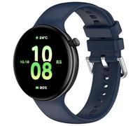 Yikamosi Compatibile con Honor Watch GS5 Cinturino per Donne e Uomini,20MM Sgancio Rapido Silicone Chiusura in acciaio inossidabile Cinturino di Ricambio per Watch GS5/Watch Fit SmartWatch,Blu Notte