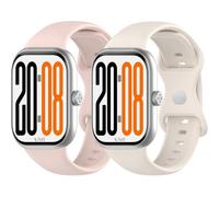 Yikamosi Compatibile con Honor Watch X5 Cinturino per Donne e Uomini,20MM Sgancio Rapido Silicone Chiusura in acciaio inossidabile Cinturino di Ricambio per Watch X5 SmartWatch,Rosa+Cachi