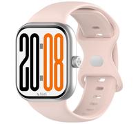 Yikamosi Compatibile con Honor Watch X5 Cinturino per Donne e Uomini,20MM Sgancio Rapido Silicone Chiusura in acciaio inossidabile Cinturino di Ricambio per Watch X5 SmartWatch,Rosa