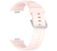 Yikamosi Compatibile con Huawei Watch Fit 3 Cinturino per Donne e Uomini,Sgancio Rapido Silicone Chiusura in acciaio inossidabile Cinturino di Ricambio per Watch Fit 3,Rosa