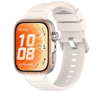Yikamosi Compatibile con Huawei Watch Fit 5 Pro Cinturino per Donne e Uomini,Sgancio Rapido Silicone Chiusura in acciaio inossidabile Cinturino di Ricambio per Watch Fit 5/Fit 5 Pro,Cachi