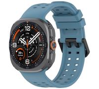 Yikamosi Compatibile con Samsung Galaxy Watch Ultra 2 47MM Cinturino per Donne e Uomini,Silicone Chiusura in acciaio inossidabile Cinturino di Ricambio per Galaxy Watch Ultra 2 47MM,Blu