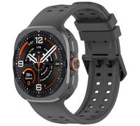Yikamosi Compatibile con Samsung Galaxy Watch Ultra 2 47MM Cinturino per Donne e Uomini,Silicone Chiusura in acciaio inossidabile Cinturino di Ricambio per Galaxy Watch Ultra 2 47MM,Grigio