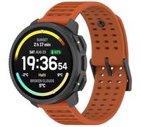 Yikamosi Compatibile con Suunto Nautic S Cinturino per Donne e Uomini,22MM Sgancio Rapido Silicone Chiusura in acciaio inossidabile Cinturino di Ricambio per Nautic S/Vertical 2/Race/Race 2,Arancione