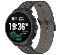 Yikamosi Compatibile con Suunto Race 2 Cinturino per Donne e Uomini,Sgancio Rapido Silicone Chiusura in acciaio inossidabile Cinturino di Ricambio per Race 2/Race/Race S/Vertical/9 Peak Pro,Grigio