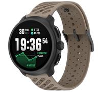 Yikamosi Compatibile con Suunto Race 2 Cinturino per Donne e Uomini,Sgancio Rapido Silicone Chiusura in acciaio inossidabile Cinturino di Ricambio per Race 2/Race/Race S/Vertical/9 Peak Pro,Marrone