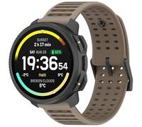 Yikamosi Compatibile con Suunto Vertical 2/1 Cinturino per Donne e Uomini,22MM Sgancio Rapido Silicone Chiusura in acciaio inossidabile Cinturino di Ricambio per Vertical 2/1/Race 2/Race S,Marrone