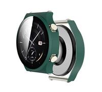 Yikamosi Custodia protettiva in vetro temperato compatibile con Huawei Watch GT2 Pro,Copertura completa,HD,Ultra Sottile Leggera PC Cover di Protezione per Huawei Watch GT2 Pro,Verde