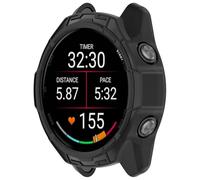 Yikamosi custodie compatibili con Garmin Forerunner70/170 Smartwatch,Antigraffio Anti goccia TPU morbida per Guscio paraurti compatibili con Garmin Forerunner70/170 Smartwatch,Nero