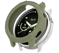 Yikamosi custodie compatibili con Garmin Veun 4 41MM Smartwatch,Antigraffio Anti goccia TPU morbida per Guscio paraurti compatibili con Garmin Veun 4 41MM Smartwatch,Verde Militare