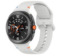 Yikamosi Sgancio Rapido Silicone Chiusura in TPU Cinturino di Ricambio per Donne e Uomini Compatibile con Samsung Galaxy Watch 8 (40MM/44MM)/8 Classic,Piccolo-Grigio